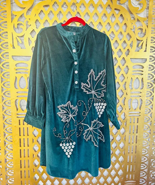 Velvet Two-Piece Co-Ord Set