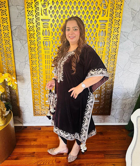 Velvet Black Ethnic Co-Ord set