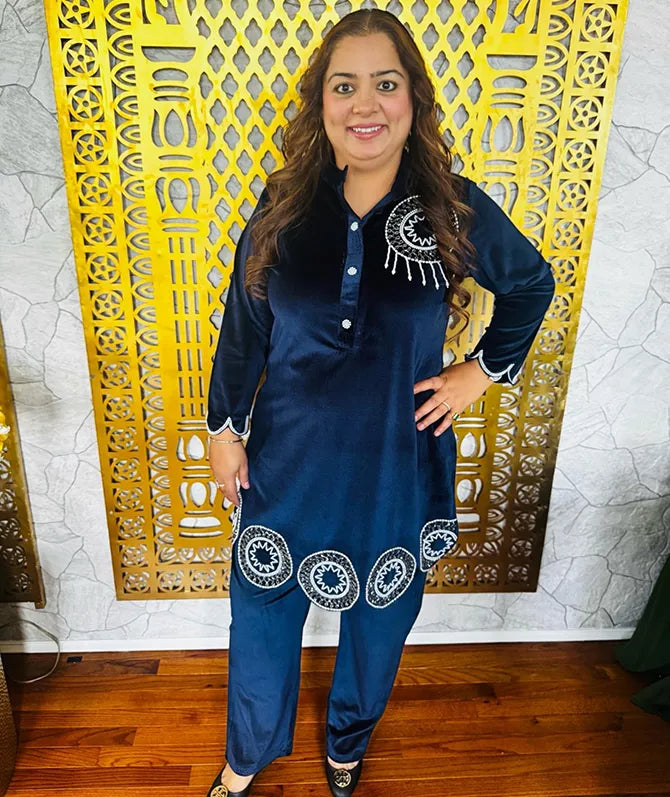 Embroidered Co-ord Set