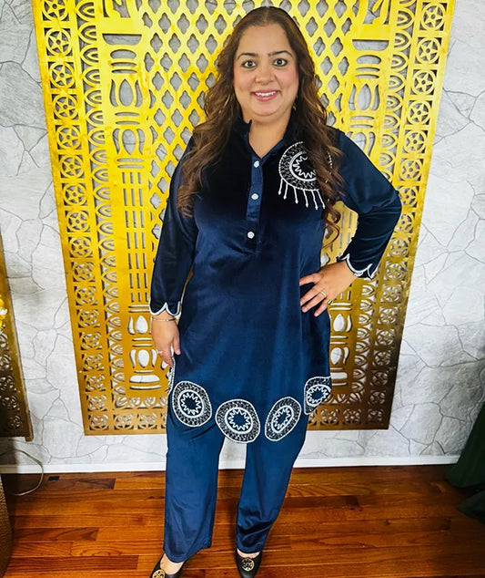 Embroidered Co-ord Set