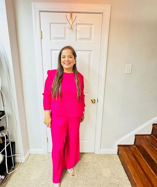 Textured Wrinkle Co-Ord Set