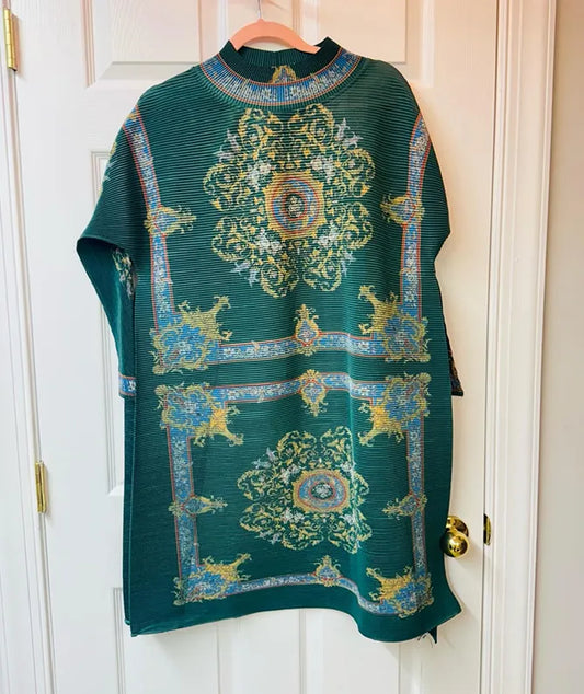 Pleated Print Co-Ord Set