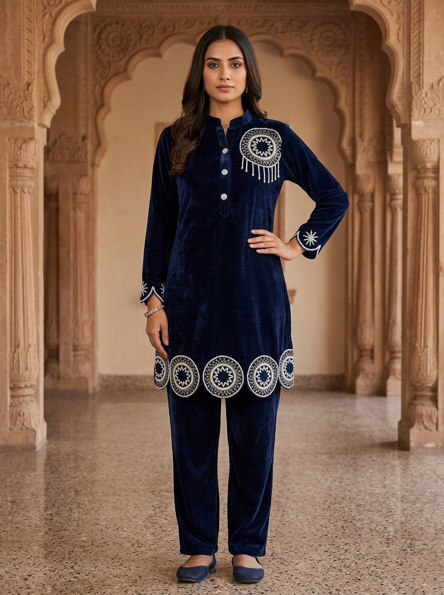 Embroidered Co-ord Set