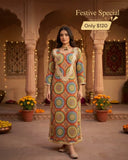 Multicolor Printed 2-Piece Kurta Set