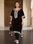 Velvet Black Ethnic Co-Ord set