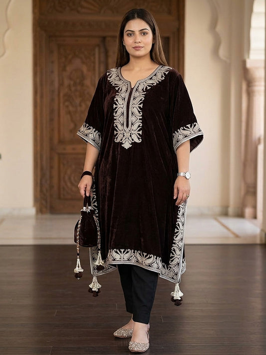 Velvet Black Ethnic Co-Ord set