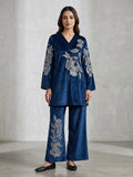 Velvet Teal Blue Co-Ord Set