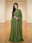 Zarmina Green Lehanga