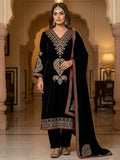 Velvet Embroidery Co-Ord Set