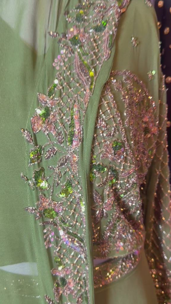Zarmina Green Lehanga